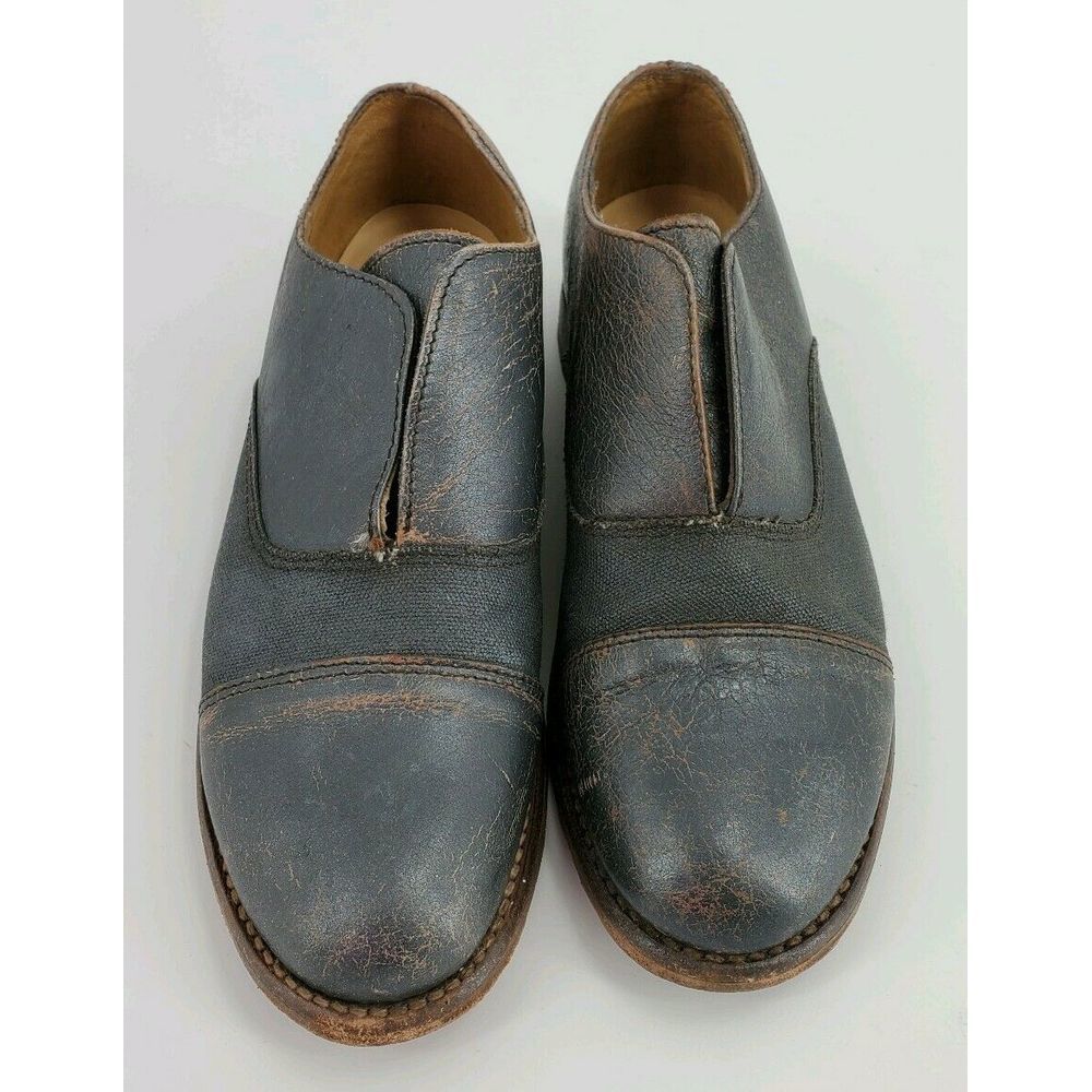 Bed Stu Womens 8 Gray Leather Distressed Shoes